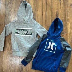 Hurley Kids' Gray and Blue Sweatshirts